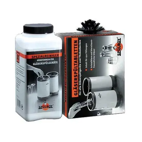 Letzte Chance SPÜLBOY® Reinigungsset Spültabletten Spezialreiniger Bürstenkopf